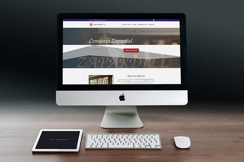 Cerrajería Zapardiel - Ejemplos de páginas web profesionales por Código con Sentido, Talavera